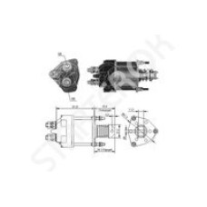 ZM1650 ZM Втягивающее реле, стартер