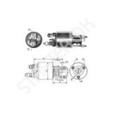 ZM6595 ZM Втягивающее реле, стартер
